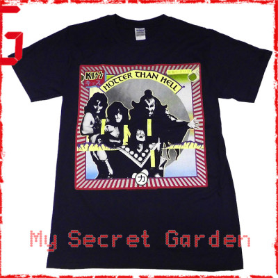 Kiss - Hotter Than Hell Official Fitted Jersey T Shirt ( Men M ) ***READY TO SHIP from Hong Kong***